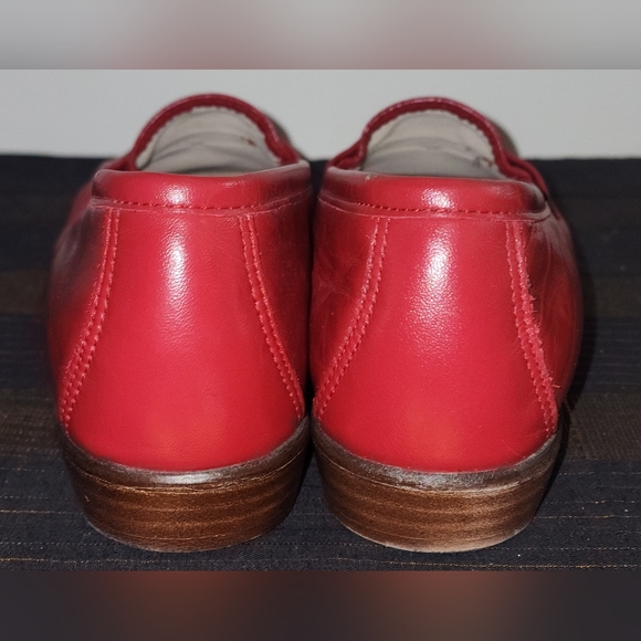 SAS TRIPAD Comfort Genuine SAS Comfort Shoe Made in the USA size 10 Red Loafers - Picture 9 of 14